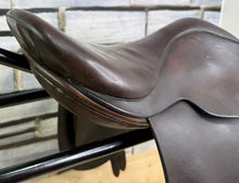 Load image into Gallery viewer, 15” Wide Fylde Hayden English Pony WH/Show Saddle - Brown