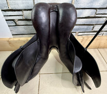 Load image into Gallery viewer, 17 1/2” MW Albion Kontrol Jump Saddle - Brown - Super Secure Big Blocks