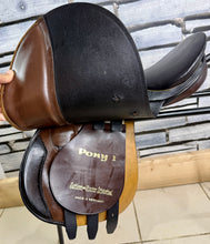 Load image into Gallery viewer, 16” MW Lemetex “Pony 1” German GP Saddle - Brown