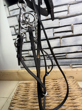 Load image into Gallery viewer, S/H English M&amp;M Complete Pelham Bridle - Brown - LargePony/Cob