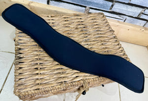 Curved Memory Foam Anatomic Soft Dressage Girth - Black