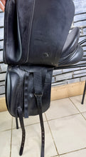 Load image into Gallery viewer, 17” Medium/MW Barnsby Dressage Saddle - Black