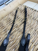 Load image into Gallery viewer, S/H Elasticated V-Check SJ Breastplate - Full - Black/Brass