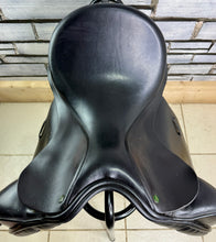 Load image into Gallery viewer, 16 1/2” XXW Ideal Suzannah Dressage Saddle -Black- Giant Blocks - Mega Wide!