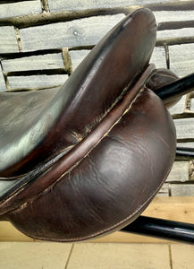 16 1/2” MW English GP Saddle - Brown