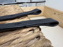 Load image into Gallery viewer, S/H Prestige Stirrup Webbers/Leathers - 32” - Black