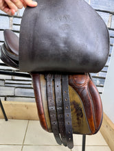 Load image into Gallery viewer, 14” Wide Pony GP Childs Saddle - Brown - English Leather - Lead Rein/Tiny Tot - Shetland