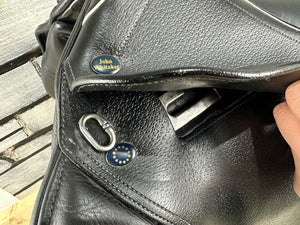 17 1/2” MW/Wide Whitaker Venice Jump Saddle - Black