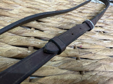 Load image into Gallery viewer, S/H Elasticated Leather Standing Martingale -Brown- Full