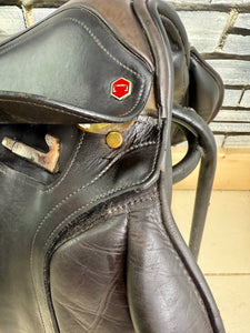 16” Wide Albion Selecta Pony GP/Jump Saddle - Brown
