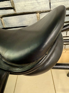 17” Wide-XW Ideal Ramsey Show/WH Saddle - Black