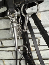Load image into Gallery viewer, S/H English Hunter Complete Double Bridle - Black - Full/TB