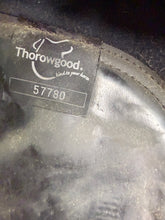 Load image into Gallery viewer, 17” XW Thorowgood Griffin Cob GP Saddle - Black - Extra Wide - Flat Tree - 4 Straps