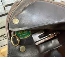 Load image into Gallery viewer, 17 1/2” Wide Ideal VSD/WH English Saddle - Brown - Working Hunter Cob - Part Suede