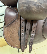 Load image into Gallery viewer, 17” Wide-XW Symmonds Olympus Forward Cut GP Saddle - Brown