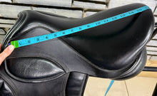 Load image into Gallery viewer, 16” Wide Native Pony Saddle Company WH/GP Saddle - Black