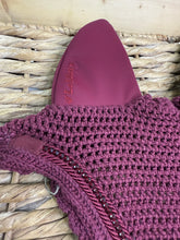 Load image into Gallery viewer, S/H Lemieux Acoustic Diamonte Fly Hood/Ears -Burgundy- L