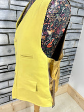 Load image into Gallery viewer, Gents Size 44 New Rainsport Penine Doeskin/Wool Mustard Waistcoat
