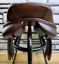 Load image into Gallery viewer, 16 1/2” MW GFS English Close Contact Jump Saddle - Brown