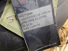 Load image into Gallery viewer, S/H 145cm/58” Padded Anatomic Shaped Leather Girth-Black