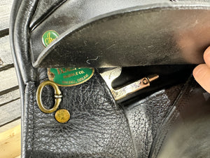 18” Wide Ideal Jessica Dressage Saddle - Black