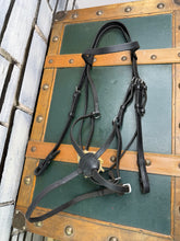 Load image into Gallery viewer, English Grackle Bridle - Full - Black - Mexican Grackle