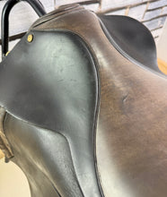 Load image into Gallery viewer, 16” Medium Barrie Swain English Pony GP Saddle - Black