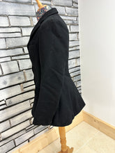 Load image into Gallery viewer, Vintage Rosette Ladies Size 36 Hunt Coat - Black