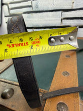Load image into Gallery viewer, Fylde Stitched Cavesson Hunter Noseband - Brown - Pony - Traditional English Leather
