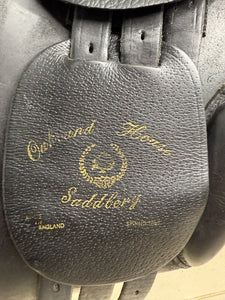 18” Medium Oakland House Saddlery Jump Saddle - Black