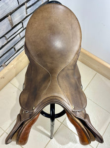17 1/2” MN (Fit 28) Stubben Parzival GP Saddle - Brown