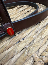 Load image into Gallery viewer, S/H Stephens Clip Cavesson Bridle - Full - Brown/Brass