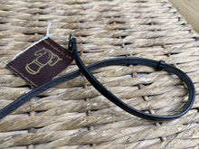 Load image into Gallery viewer, Sabre English Leather Flash Strap -Black/Brown- Pony/Cob/Full