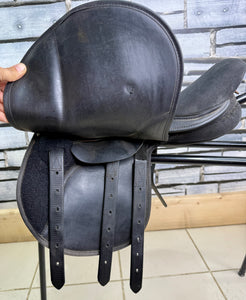 14” XW Thorowgood Pony Club GP Saddle - Black