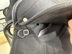 16 1/2” MW Synthetic Lightwieght GP Saddle - Black