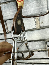 Load image into Gallery viewer, S/H Complete Beaded Decorative Western Headstall/Bridle - Brown - Full