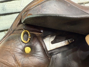 17 1/2” MW Ideal Impala 1450 Jump Saddle - Brown