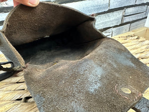 S/H Leather Sandwich/Saddle Bag - Brown