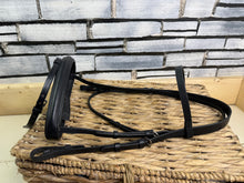 Load image into Gallery viewer, S/H Colliegate/Kieffer Flash Bridle - Black - Full