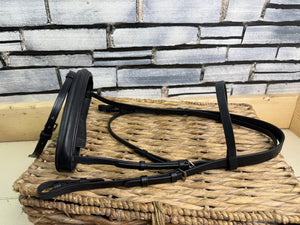 S/H Colliegate/Kieffer Flash Bridle - Black - Full