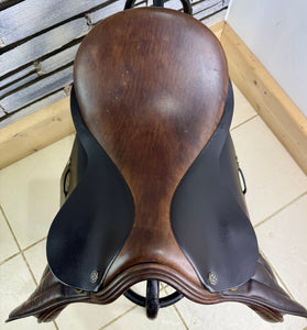 17 1/2” Wide-XW Frank Baines Eclipse GP Saddle - Brown