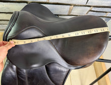 Load image into Gallery viewer, 15” Medium-Wide/XW Equxtra Serpent WH Pony Show Saddle - Changeable Gullet - Brown