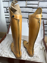 Load image into Gallery viewer, DeNiro Square Toe Full Lace Up Zip Boot - Size 37/UK 4 - Ambra