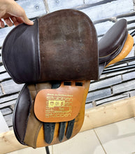 Load image into Gallery viewer, 15 1/2” Wide (Fit 32) Stubben Rex Pony GP/Jump Saddle - Brown