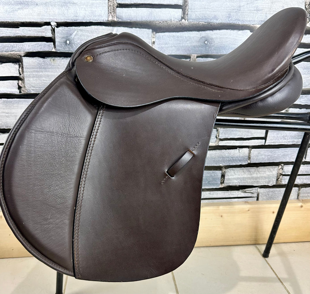 17 1/2” Medium Silhouette Midas High Wither GP Saddle - Brown