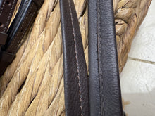 Load image into Gallery viewer, S/H Rhinegold Anatomic Padded Flash Bridle - Brown - Cob