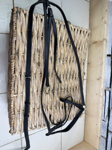 S/H English Hunting Breastplate & Running Attachment -Brown- Full