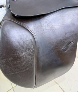 17 1/2” MW/Fit 2 Lavinia Mitchell Jump Saddle - Brown