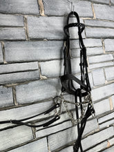 Load image into Gallery viewer, S/H English M&amp;M Complete Pelham Bridle - Black - Pony
