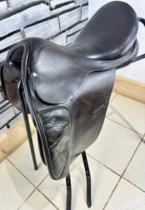 17 1/2” MW Spalding Eclipse Dressage Saddle - Brown
